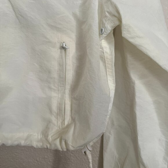 J Galt Off-White Zip up Windbreaker - Picture 3 of 5